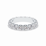 3.03 TCW Round Shape Full Eternity Wedding Band 2