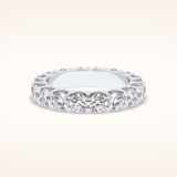 3.03 Round Shaped Moissanite Full Eternity Wedding Band