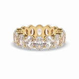 7.99 TCW Oval Style Full Eternity Wedding Band
