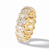 7.99 TCW Oval Style Full Eternity Wedding Band
