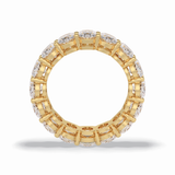 7.99 TCW Oval Style Full Eternity Wedding Band