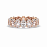 7.99 TCW Oval Style Full Eternity Wedding Band