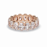 7.99 TCW Oval Style Full Eternity Wedding Band