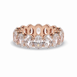 7.99 TCW Oval Style Full Eternity Wedding Band