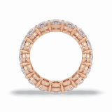 7.99 TCW Oval Style Full Eternity Wedding Band