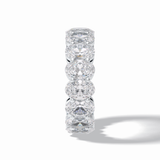 7.99 TCW Oval Style Full Eternity Wedding Band
