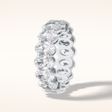 7.99 Oval Shaped Moissanite Full Eternity Wedding Band