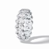7.99 TCW Oval Style Full Eternity Wedding Band