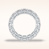 7.99 Oval Shaped Moissanite Full Eternity Wedding Band