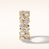 4.48 Pear Shaped Moissanite Full Eternity Wedding Band