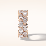 4.48 Pear Shaped Moissanite Full Eternity Wedding Band