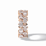 4.48 TCW Pear Style Full Eternity Wedding Band