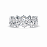 4.48 TCW Pear Style Full Eternity Wedding Band