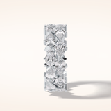 4.48 Pear Shaped Moissanite Full Eternity Wedding Band
