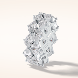 4.48 Pear Shaped Moissanite Full Eternity Wedding Band