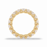 3.52 TCW Round Style Full Eternity Wedding Band