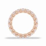 3.52 TCW Round Style Full Eternity Wedding Band