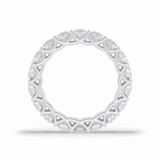 3.52 TCW Round Style Full Eternity Wedding Band