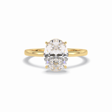 Oval Solitaire Lab Grown Diamond Engagement Ring