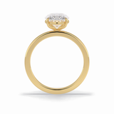 Oval Solitaire Lab Grown Diamond Engagement Ring