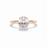 Oval Solitaire Lab Grown Diamond Engagement Ring