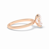 Oval Solitaire Lab Grown Diamond Engagement Ring