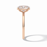 Oval Solitaire Lab Grown Diamond Engagement Ring