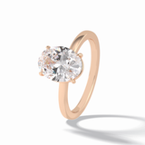 Oval Solitaire Lab Grown Diamond Engagement Ring