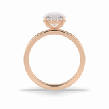 Oval Solitaire Lab Grown Diamond Engagement Ring