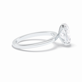 Oval Solitaire Lab Grown Diamond Engagement Ring