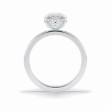 Oval Solitaire Lab Grown Diamond Engagement Ring