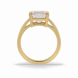 Asscher Solitaire Lab Grown Diamond Engagement Ring