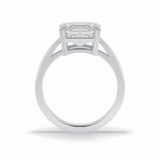 Asscher Solitaire Lab Grown Diamond Engagement Ring