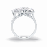 The Eternal Trio Ring – 6.00 TCW Oval & Pear Three-Stone Masterpiece