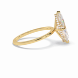 Marquise Solitaire Lab Grown Diamond Engagement Ring