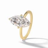 Marquise Solitaire Lab Grown Diamond Engagement Ring