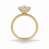 Marquise Solitaire Lab Grown Diamond Engagement Ring