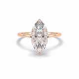 Marquise Solitaire Lab Grown Diamond Engagement Ring