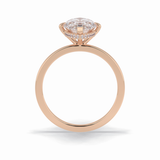 Marquise Solitaire Lab Grown Diamond Engagement Ring