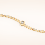 3.04 TCW Round Moissanite Tennis Bracelet