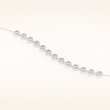 0.76 TCW Round Moissanite Tennis Bracelet