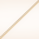 5.07 TCW Round Moissanite Tennis Bracelet