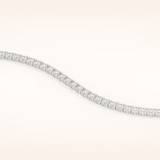 5.07 TCW Round Moissanite Tennis Bracelet