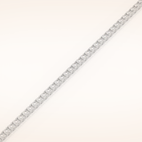 5.07 TCW Round Moissanite Tennis Bracelet