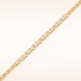1.74 TCW Oval & Round Moissanite Tennis Bracelet