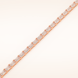 8.38 TCW Emerald Moissanite Tennis Bracelet