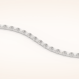 8.38 TCW Emerald Moissanite Tennis Bracelet