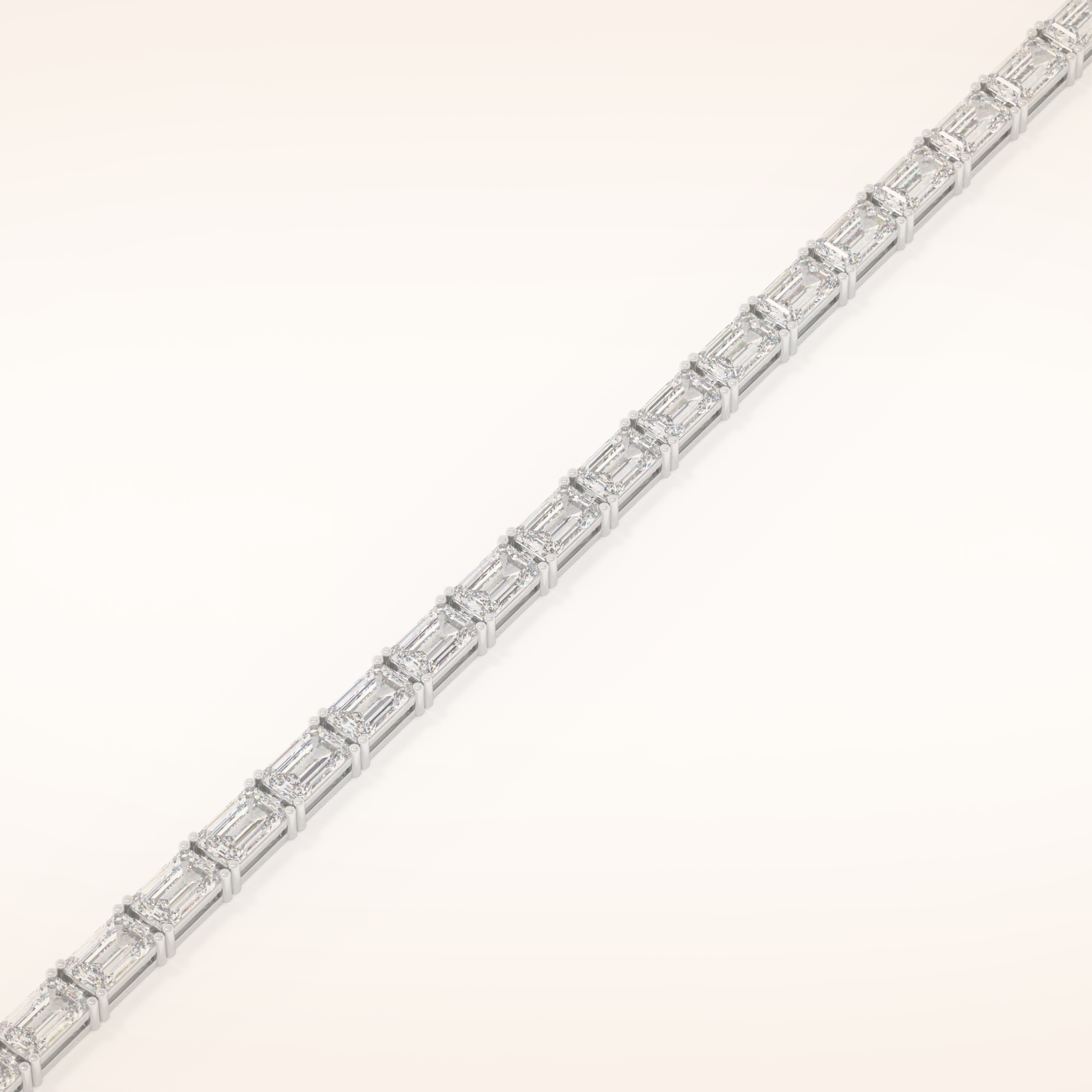 8.38 TCW Emerald Moissanite Tennis Bracelet