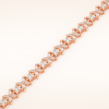 7.32 TCW Princess and Marquise Moissanite Tennis Bracelet