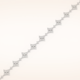 1.89 TCW Round Moissanite Clover Bracelet